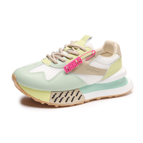 Daddy Breathable Summer Genuine Leather Thick Bottom Women's Clothing Argan Sneaker-0