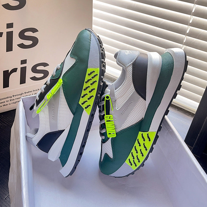 Daddy Breathable Summer Genuine Leather Thick Bottom Women's Clothing Argan Sneaker-6